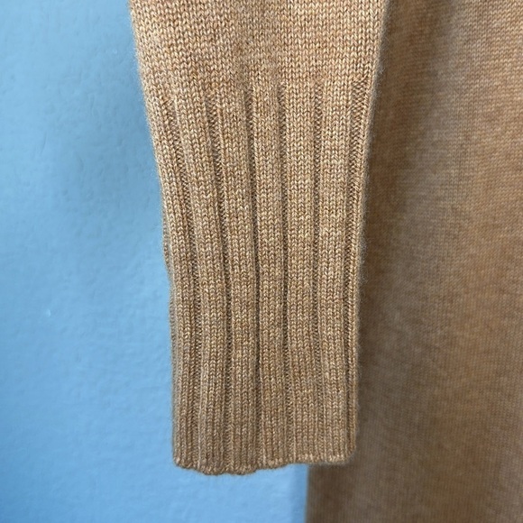 Madewell 100% Cashmere Mockneck Long Sleeve Midi Sweater Dress Size Small - Picture 5 of 14